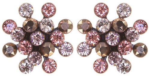 image for Earring stud Magic Fireball Blushed Rose Beige mini