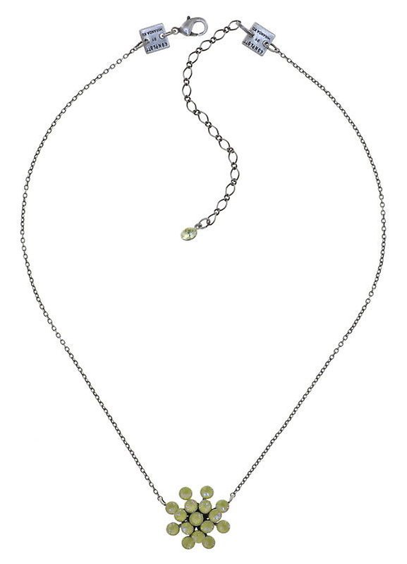 Bild für Halskette mit Anh&auml;nger Magic Fireball Zitronengelee crystal sunshine de lite Classic Size (21mm Ø)