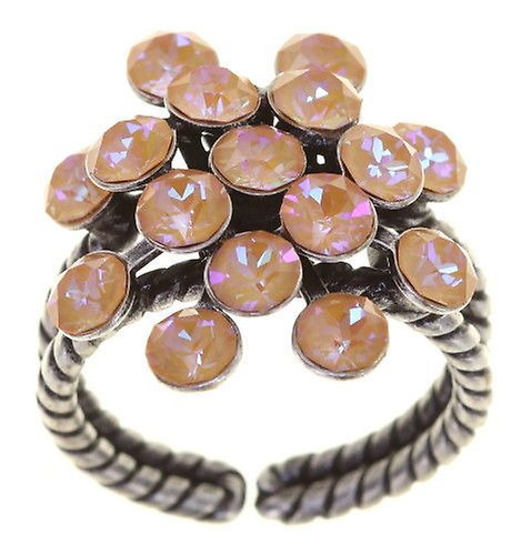 image pour Anneau Magic Fireball Abricot De Glace crystal peach de lite Classic Size (21mm Ø)