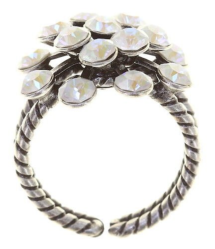 image pour Anneau Magic Fireball Blanc Ange crystal lt.grey de lite Classic Size (21mm Ø)