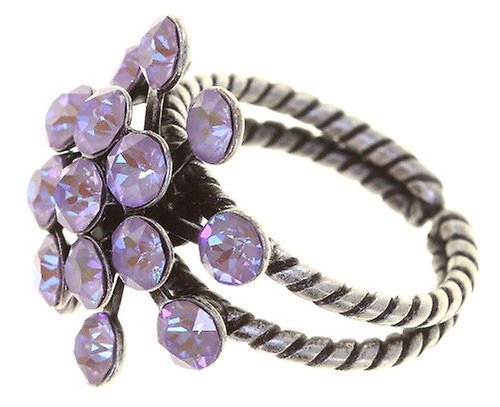 image for Ring Magic Fireball Lilashine crystal lavender de lite Classic Size (21mm Ø)