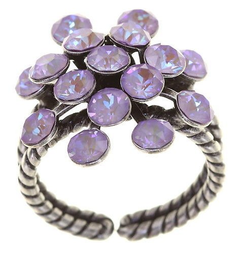 Bild für Ring Magic Fireball Lilaglanz crystal lavender de lite Classic Size (21mm Ø)