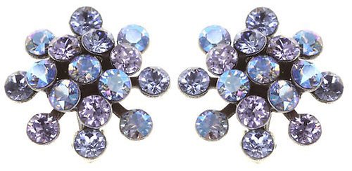 image for Earring Clip Magic Fireball Forget Me Not Blue mini