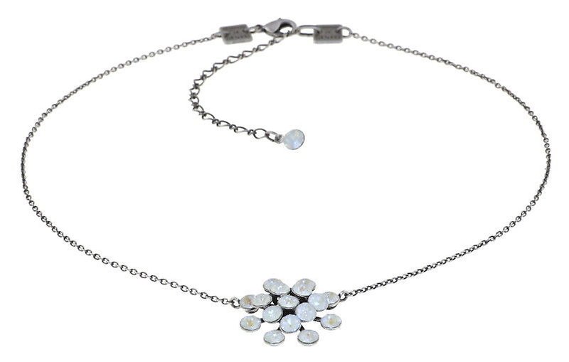 image for Necklace Pendant Magic Fireball Angelwhite crystal lt.grey de lite Classic Size (21mm Ø)