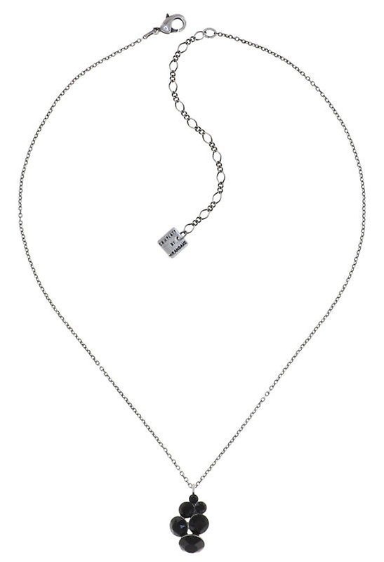 image for Necklace Pendant Petit Glamour Pure Black  