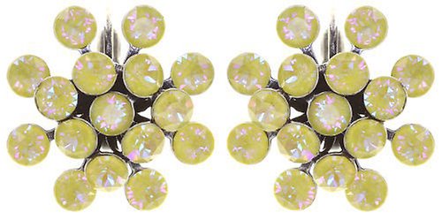 Bild für Ohrringe mit Brisur Magic Fireball Zitronengelee crystal sunshine de lite Classic Size (21mm Ø)