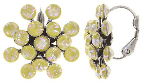 Bild für Ohrringe mit Brisur Magic Fireball Zitronengelee crystal sunshine de lite Classic Size (21mm Ø)