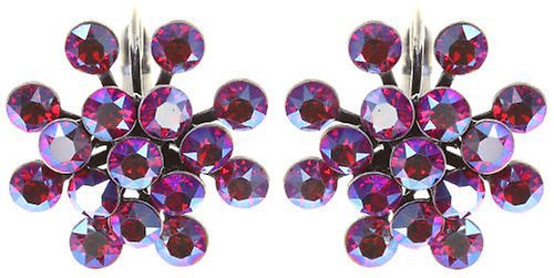 image pour Boucles d'oreilles Eurowire Magic Fireball Rouge Clubbing lt.siam shimmer Classic Size (21mm Ø)