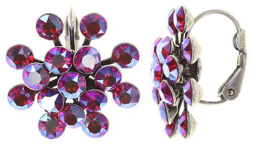 image pour Boucles d'oreilles Eurowire Magic Fireball Rouge Clubbing lt.siam shimmer Classic Size (21mm Ø)