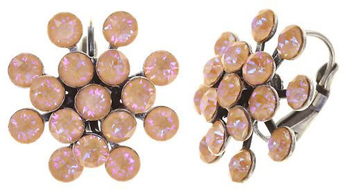image for Earring Eurowire Magic Fireball Apricot De Glace crystal peach de lite Classic Size (21mm Ø)