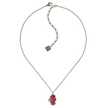 image for Necklace pendant Petit Glamour kiss coralline 