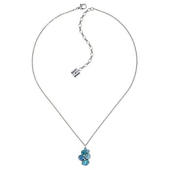 Bild für Halskette mit Anhänger Petit Glamour lagoon Blau / grün 