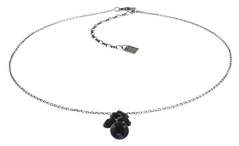 Bild für Halskette mit Anhänger Petit Glamour Reines Schwarz  