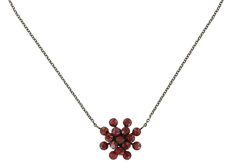 image for Necklace Pendant Magic Fireball Red crystal red magma Classic Size (21mm Ø)