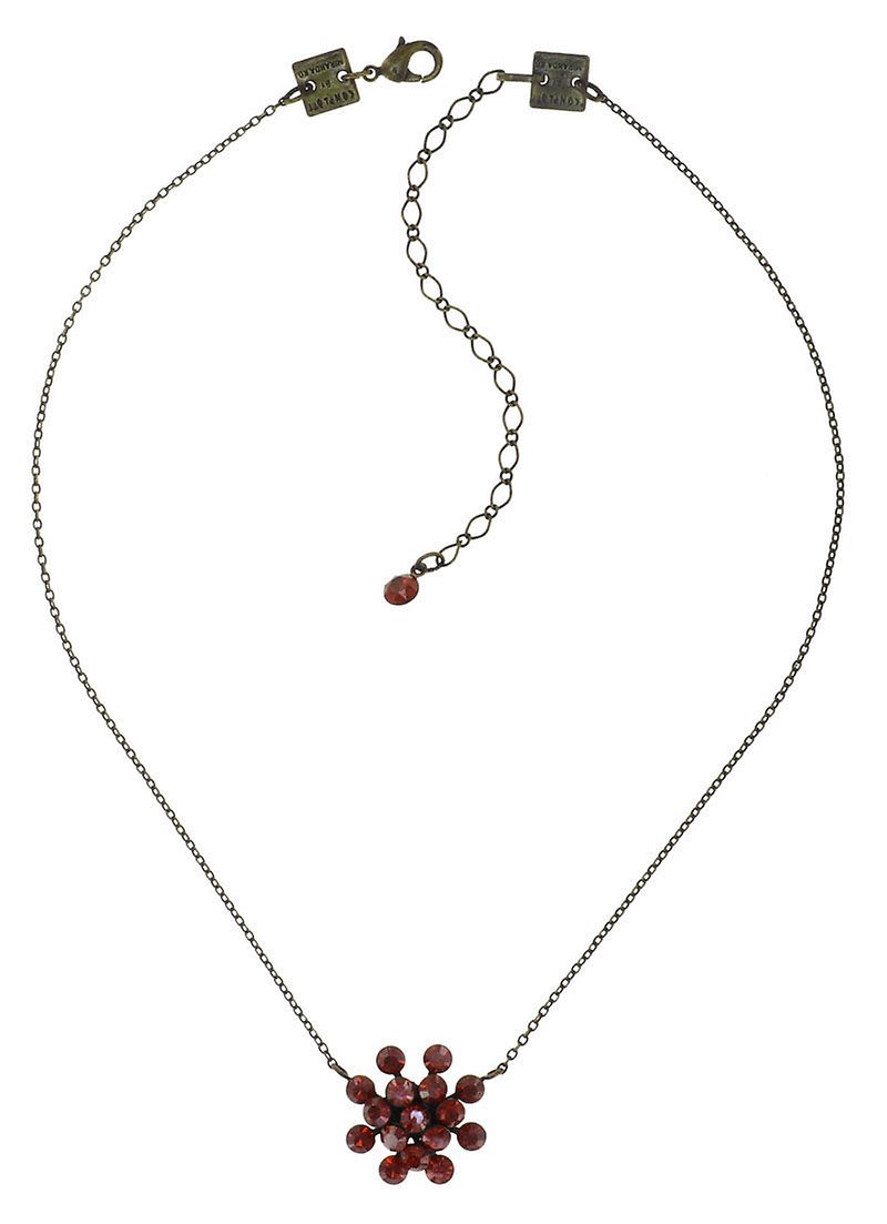 Bild für Halskette mit Anh&auml;nger Magic Fireball Rot Kristall Rote Magma Classic Size (21mm Ø)