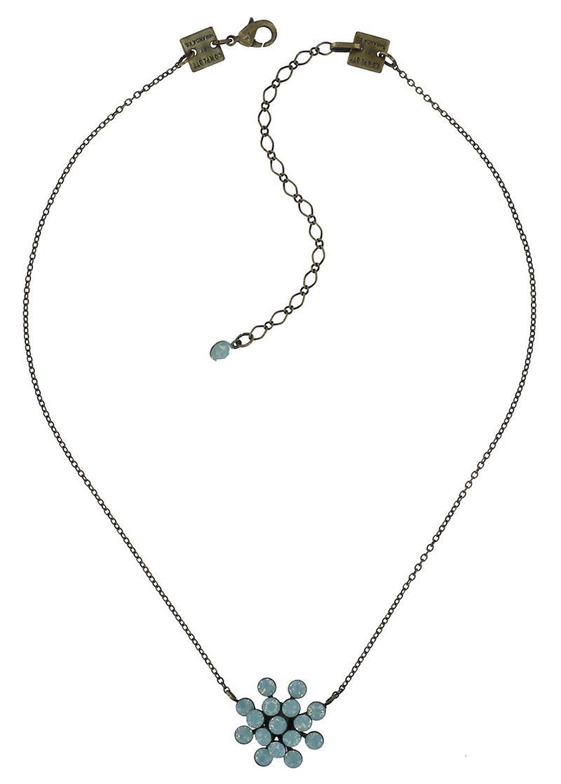 Bild für Halskette mit Anh&auml;nger Magic Fireball Grün Pacific opal Classic Size (21mm Ø)