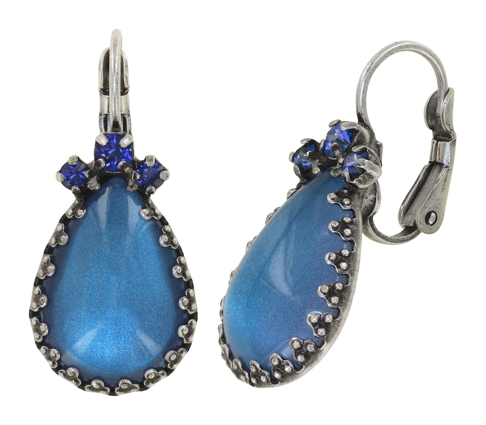 Bild für Ohrringe mit Brisur Jelly Star Blau  