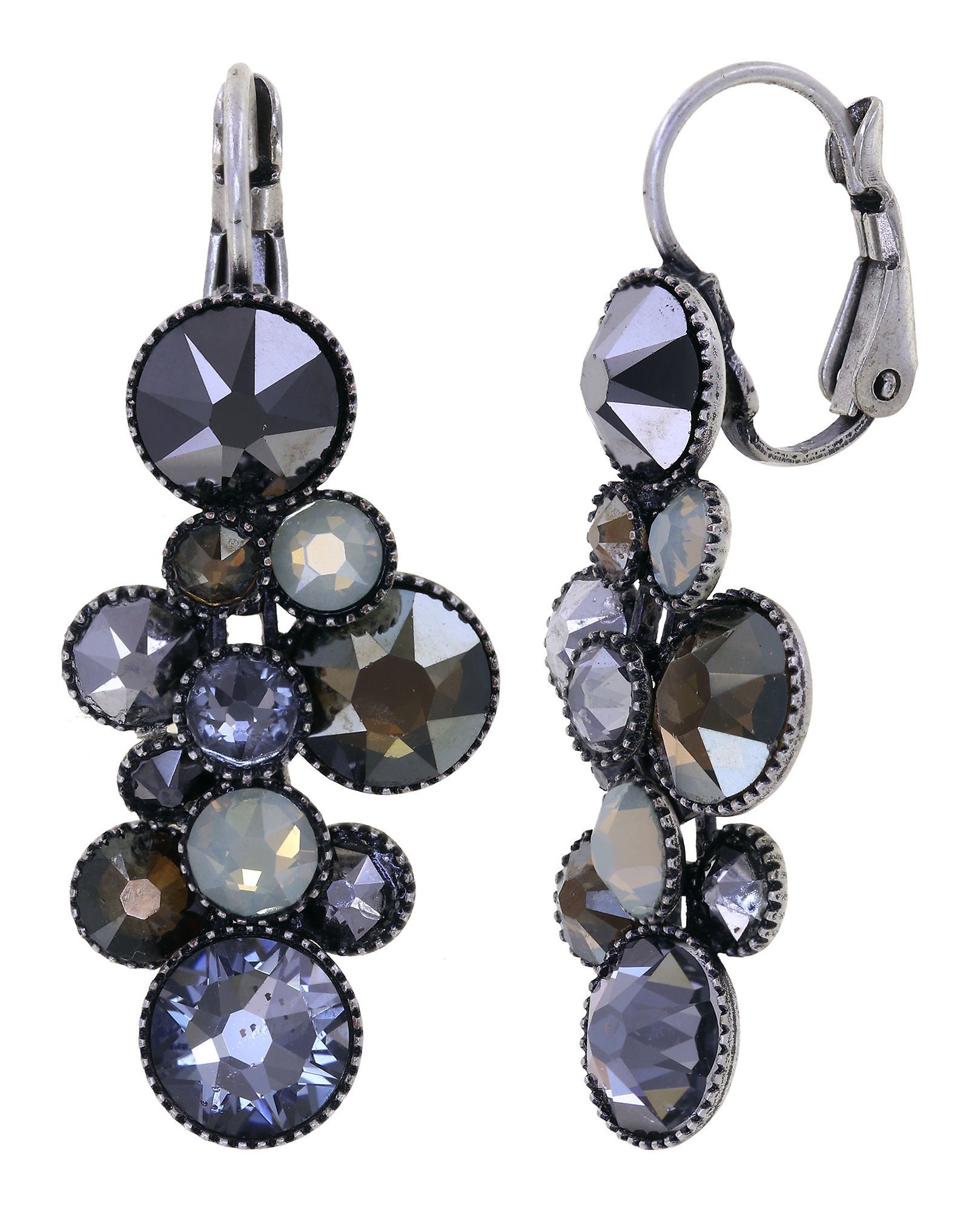 Bild für Ohrringe Brisur   Water Cascade Silberkarbon Black 