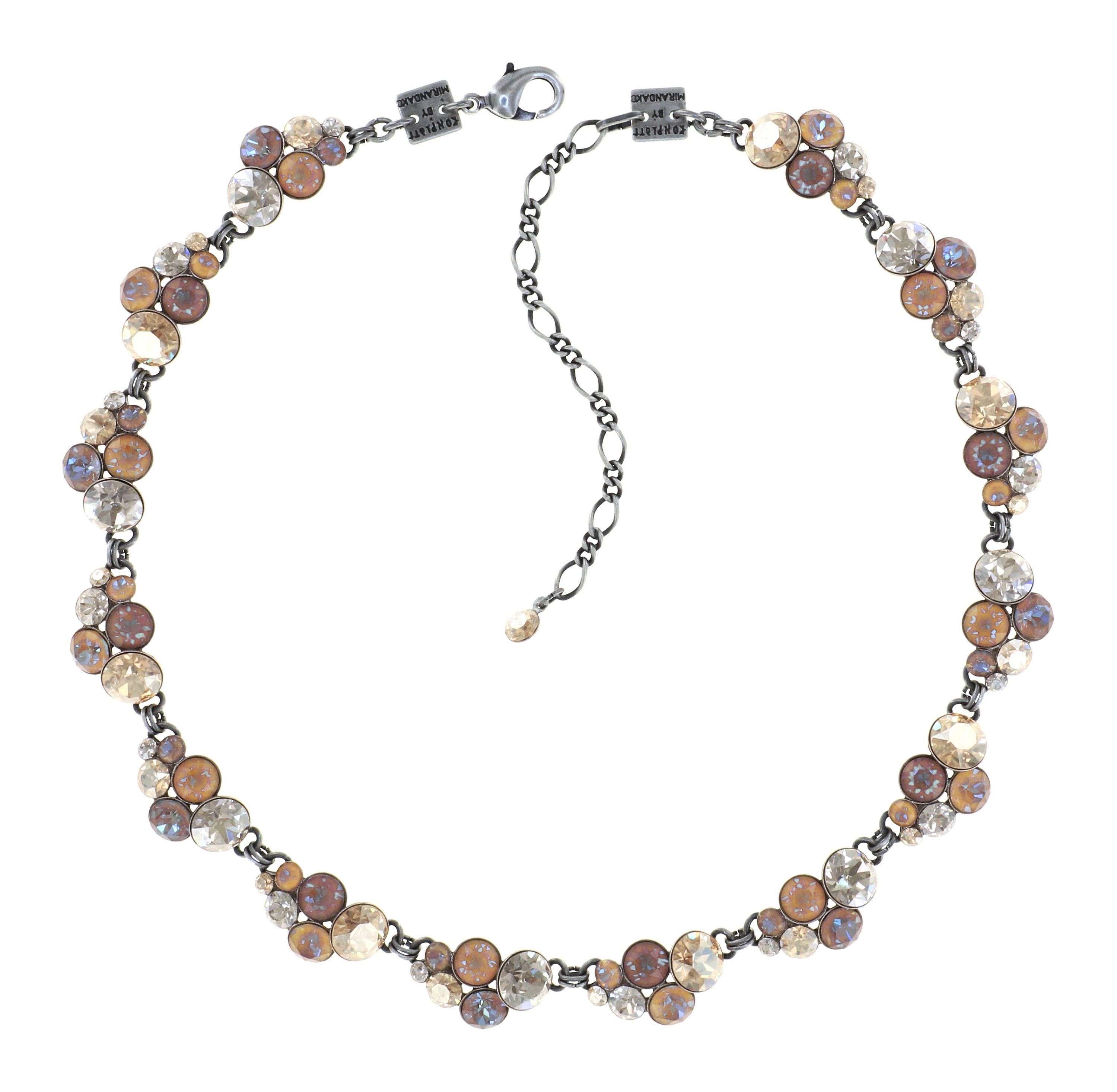 image for Necklace Collier Petit Glamour Jelly Royal Beige 