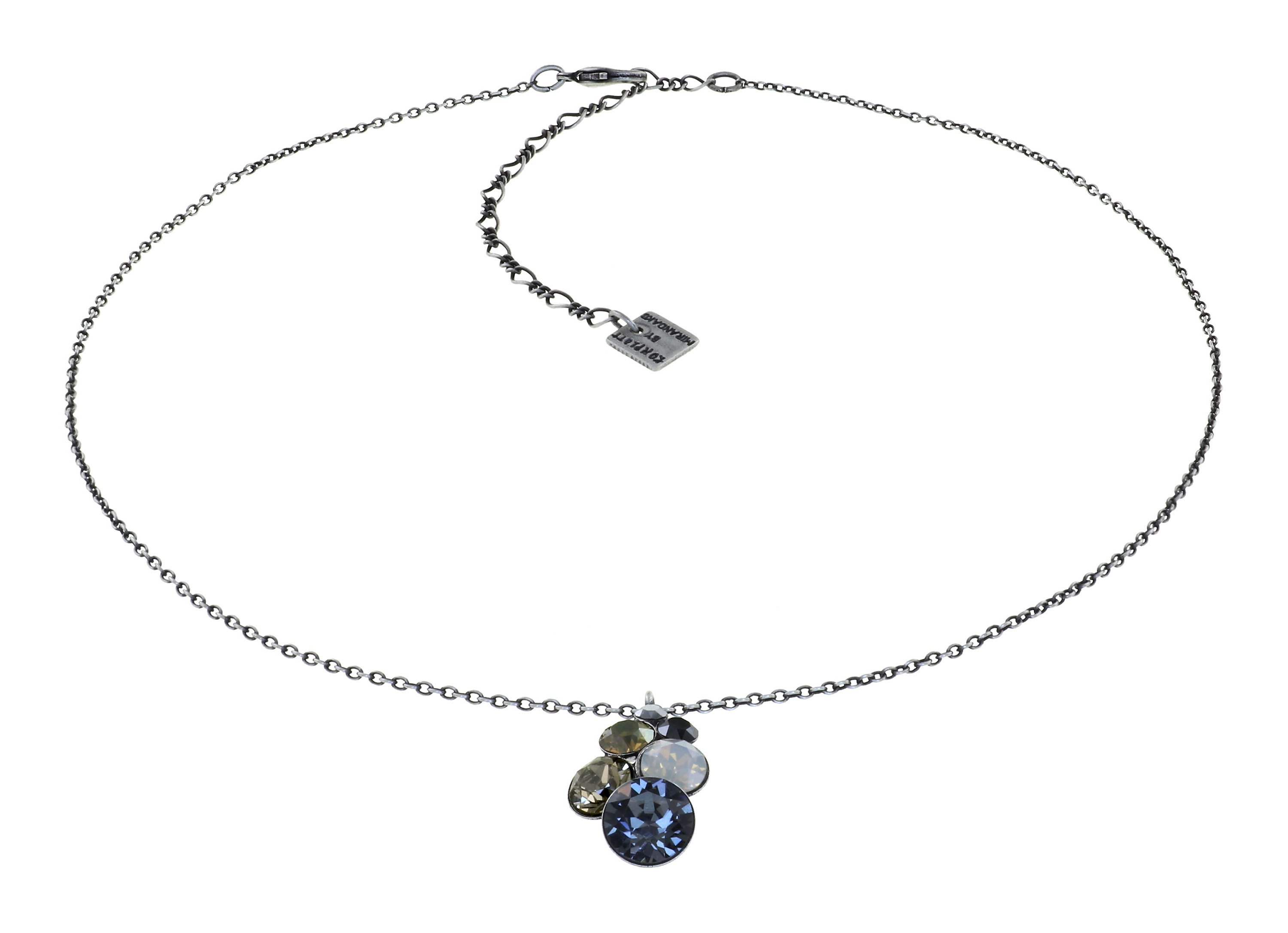 Bild für Halskette mit Anhänger Petit Glamour Silberkarbon Black 