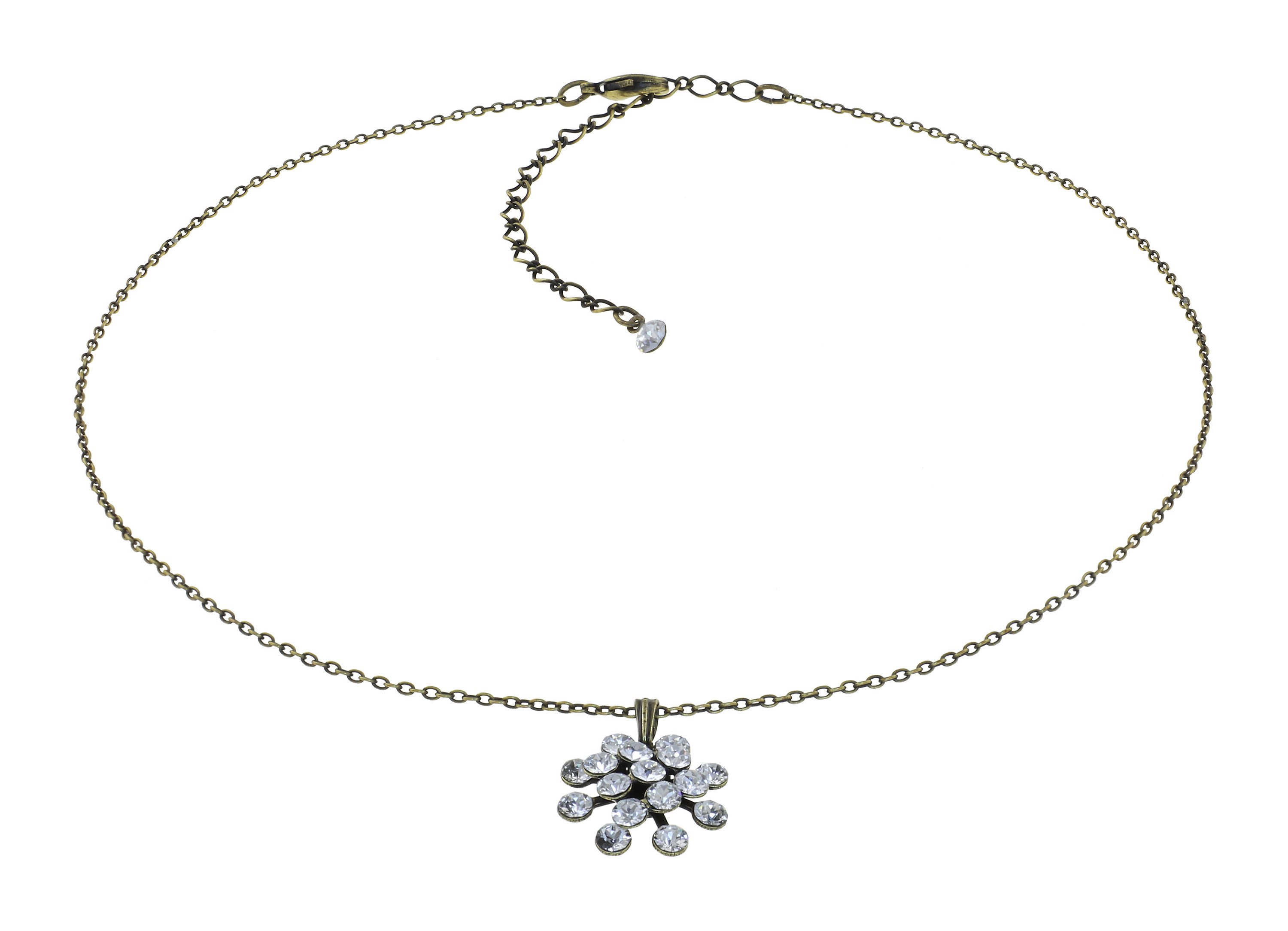 image pour Collier pendant Magic Fireball Cristal Clair white mini