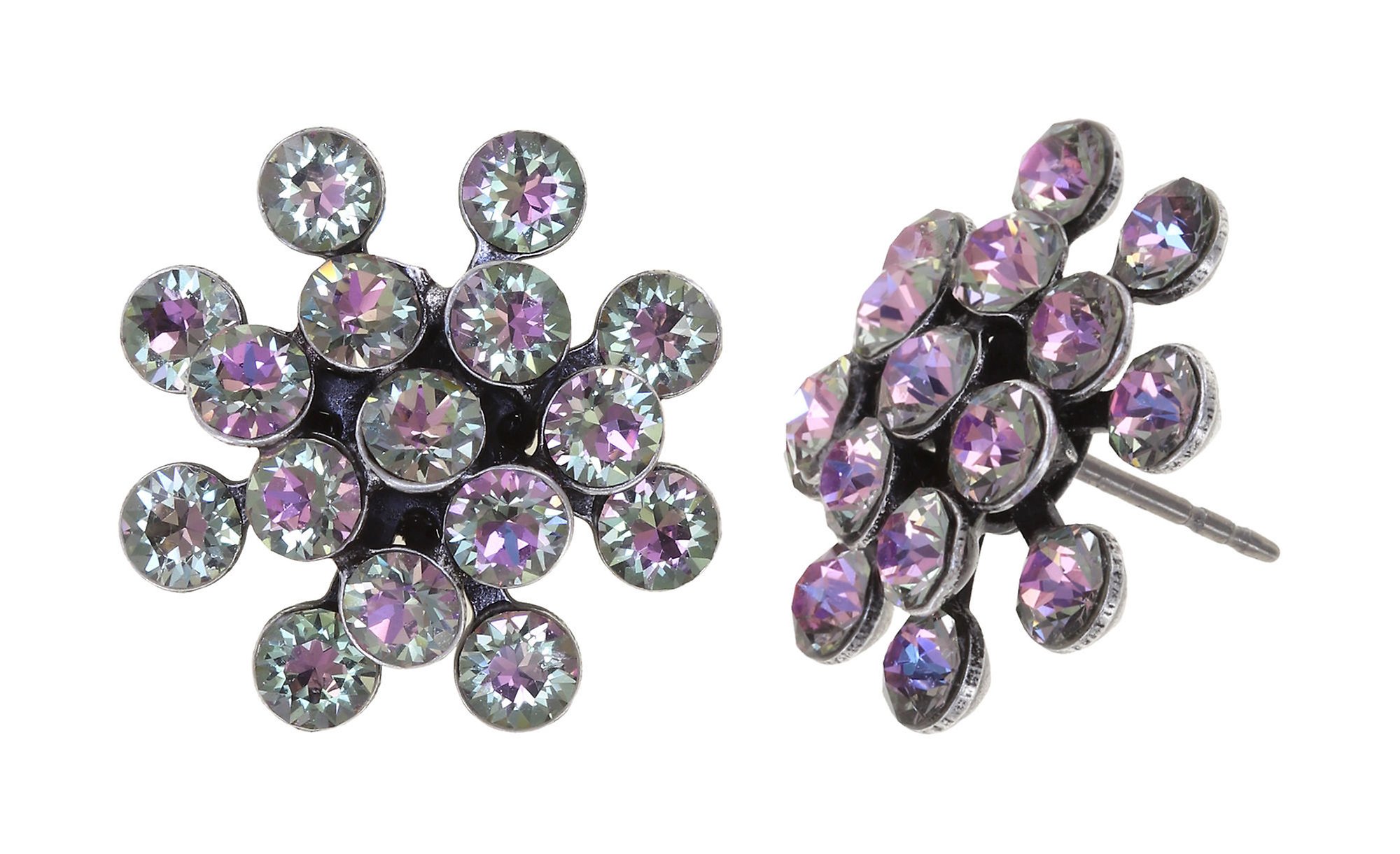 image pour Clou d'oreille Magic Fireball Vitrail Lumière white/light rose mini