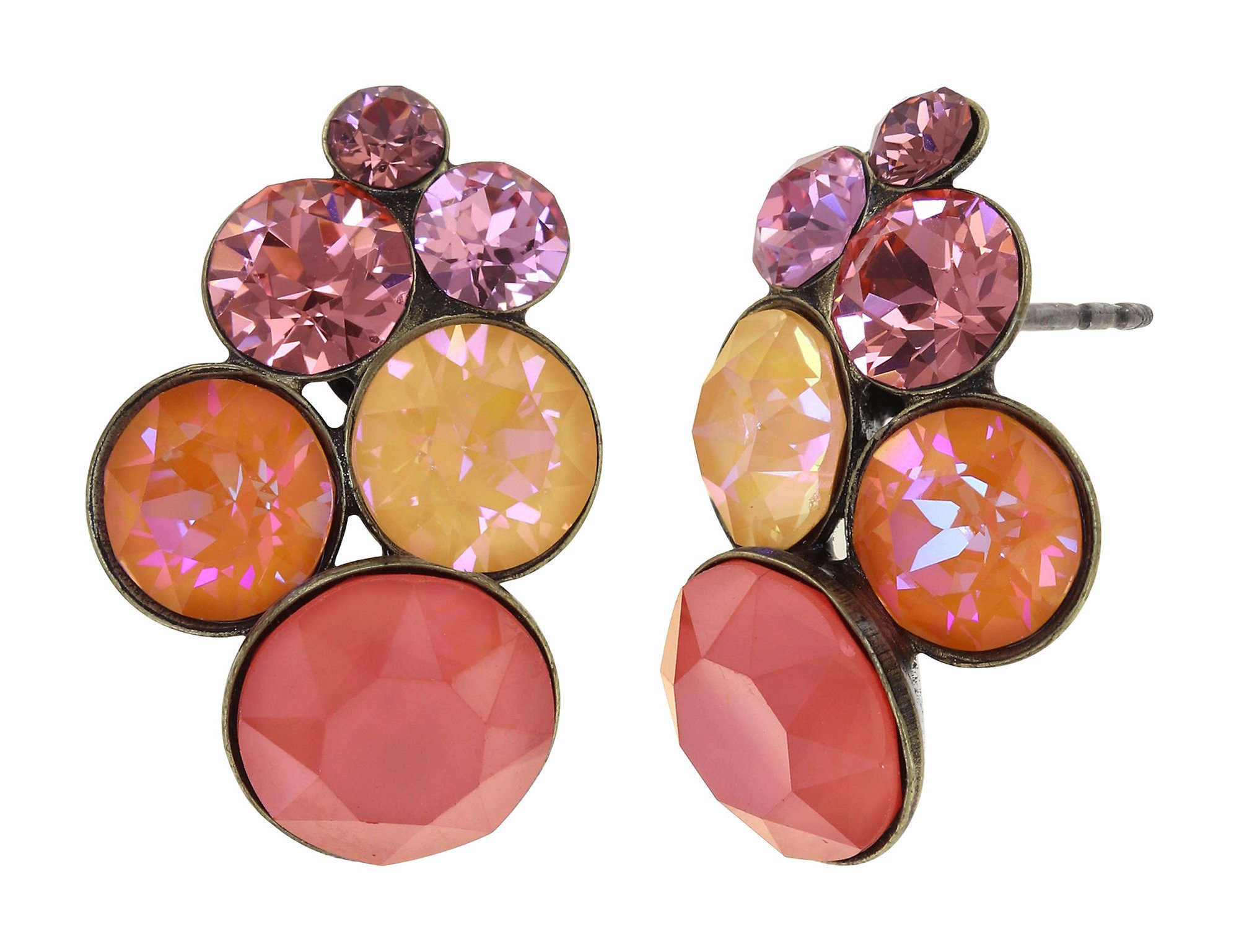 image pour Clou d'oreille Petit Glamour Confisé orange 