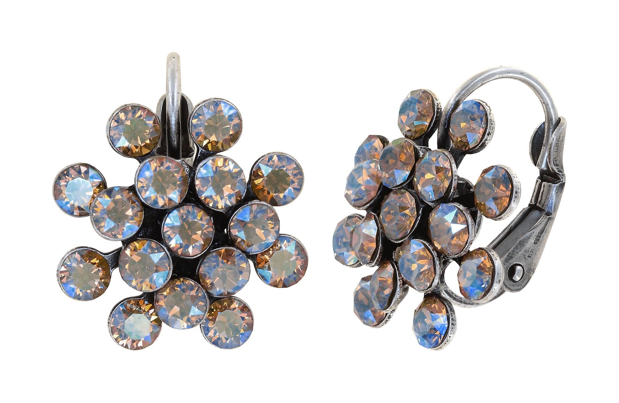 image pour Boucles d'oreilles Eurowire Magic Fireball Éclat Abricot Beige mini