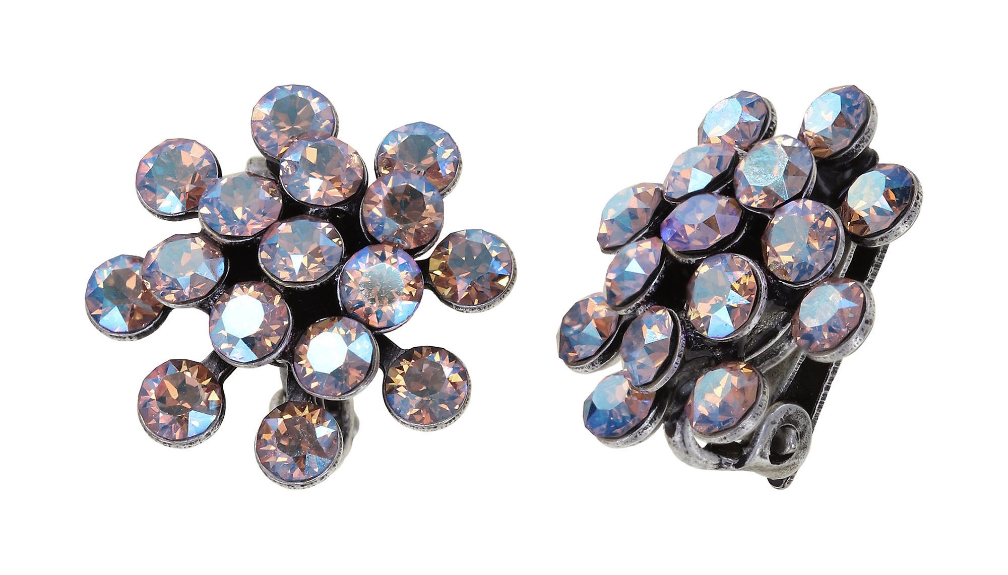 image pour Boucles d'oreilles Clip Magic Fireball Éclat Abricot Beige mini