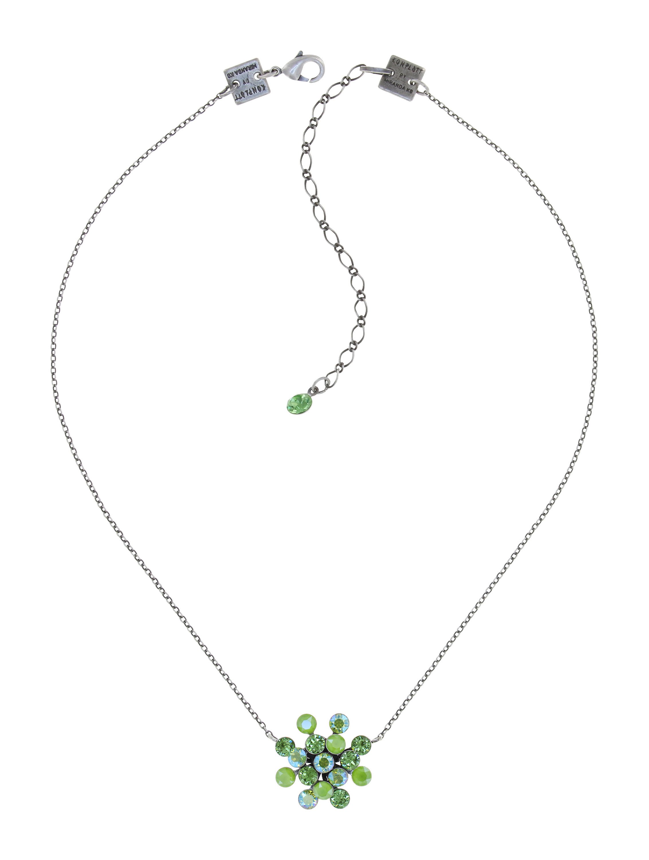 image pour Collier pendant Magic Fireball Sauterelle Green Classic Size (21mm Ø)