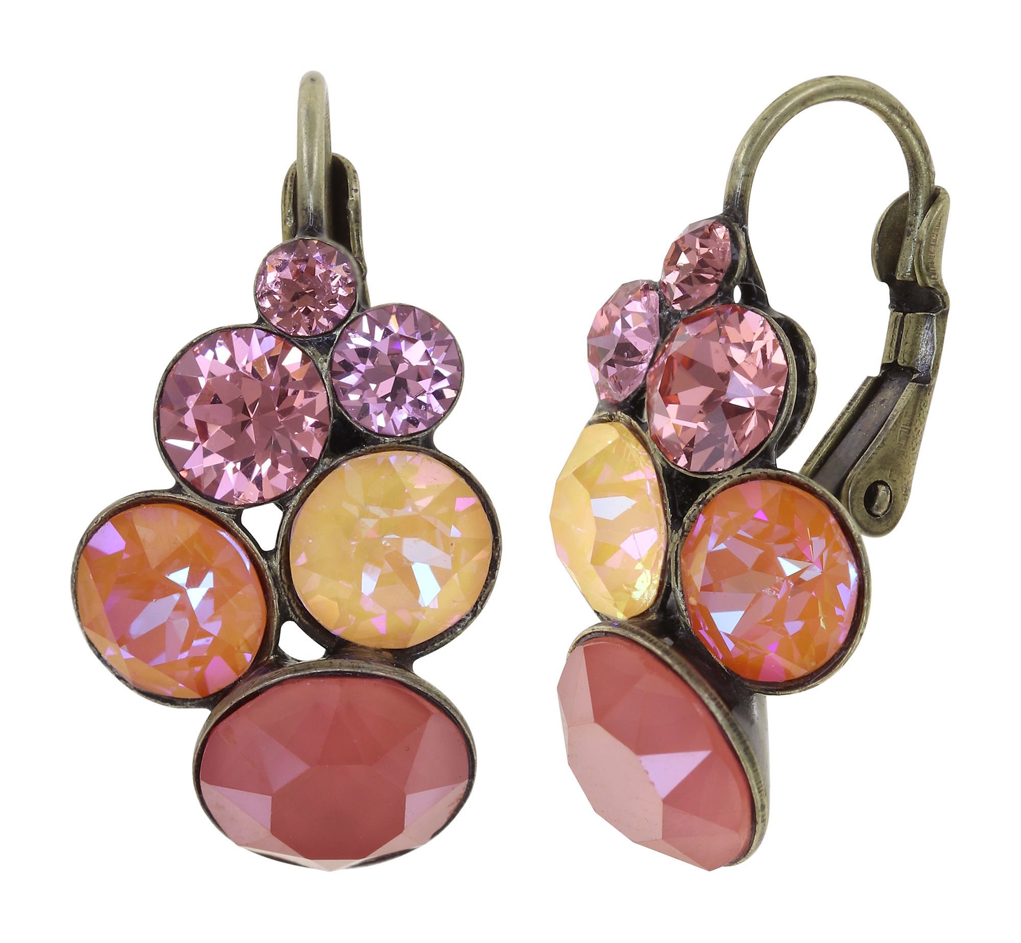 image pour Boucles d'oreilles Eurowire Petit Glamour Confisé orange 