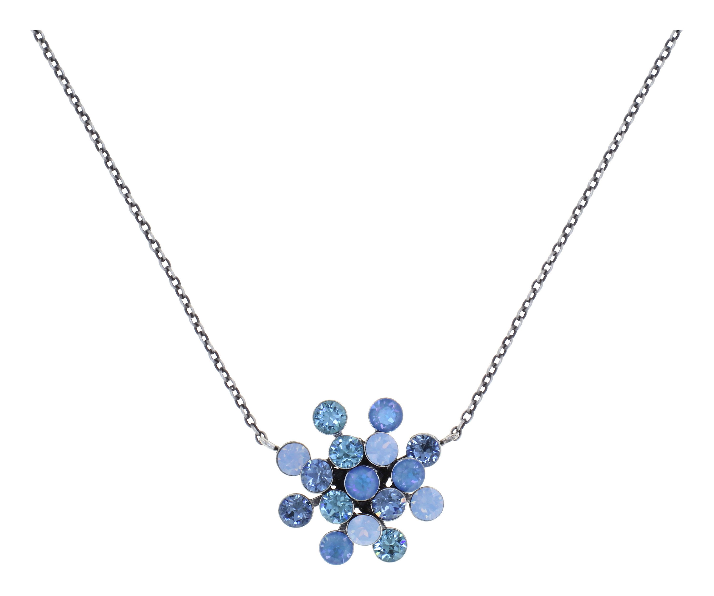 image pour Collier pendant Magic Fireball Céleste Blue Classic Size (21mm Ø)