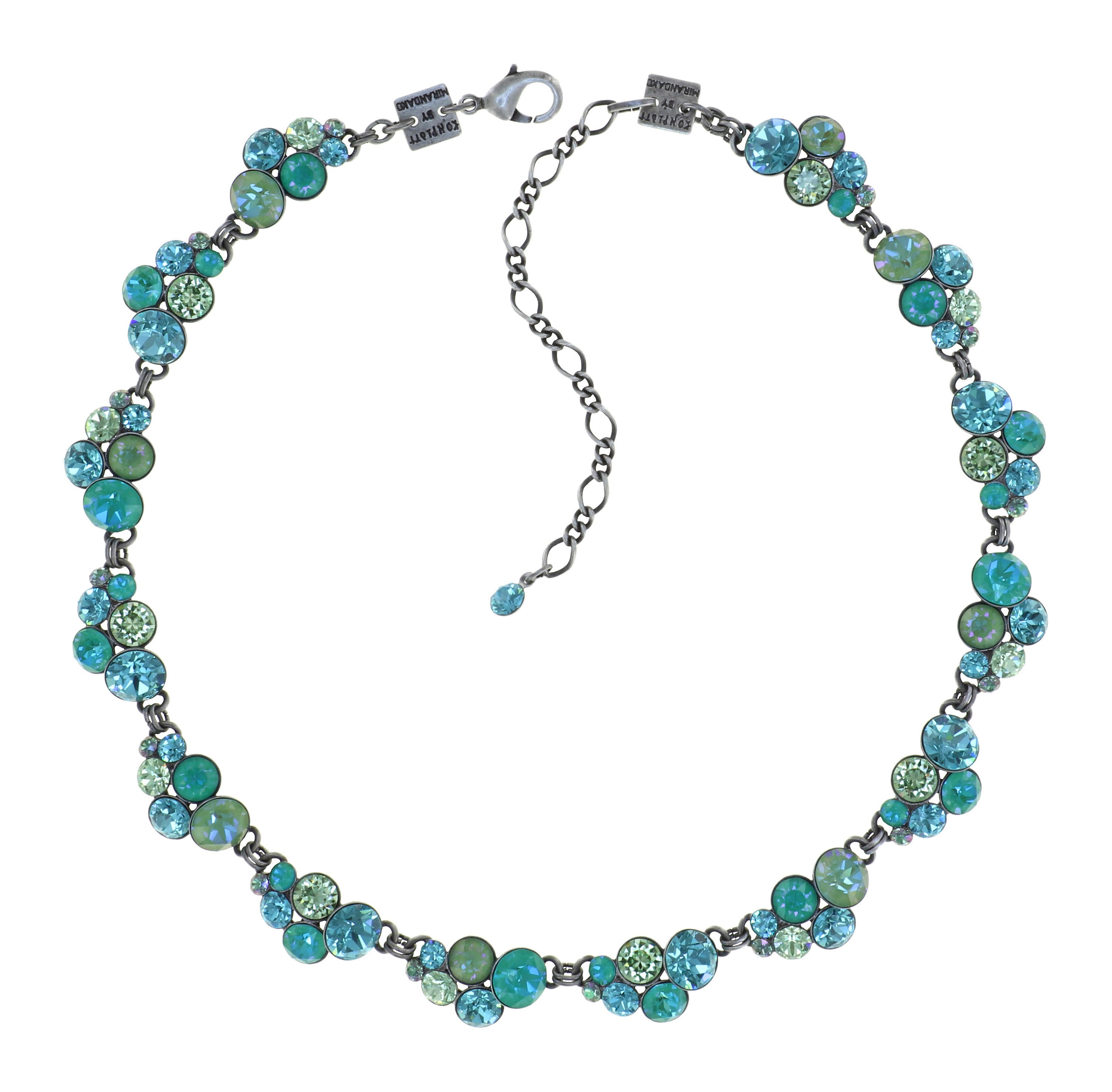 image pour Collier Petit Glamour Menthe Fraîche blue/green 