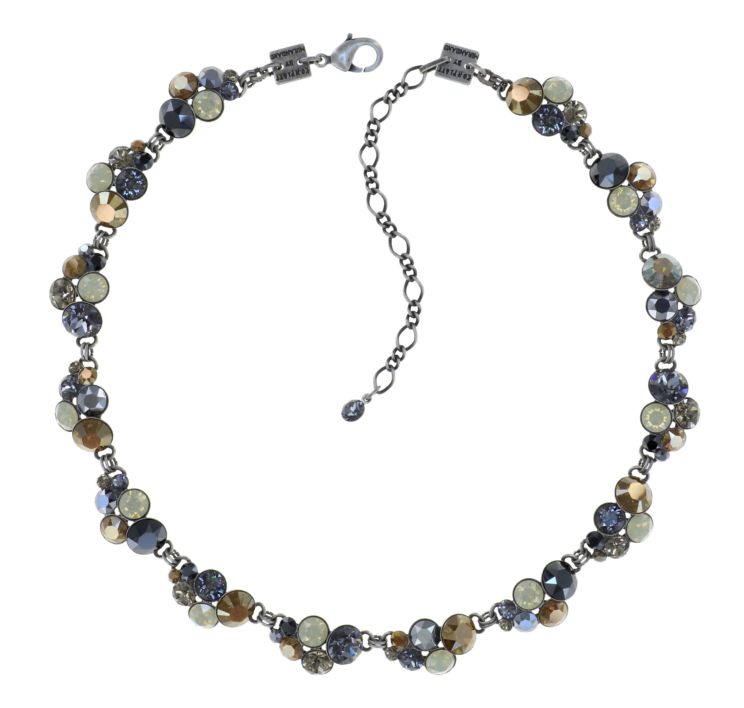 Bild für Halskette Petit Glamour Silberkarbon Black 