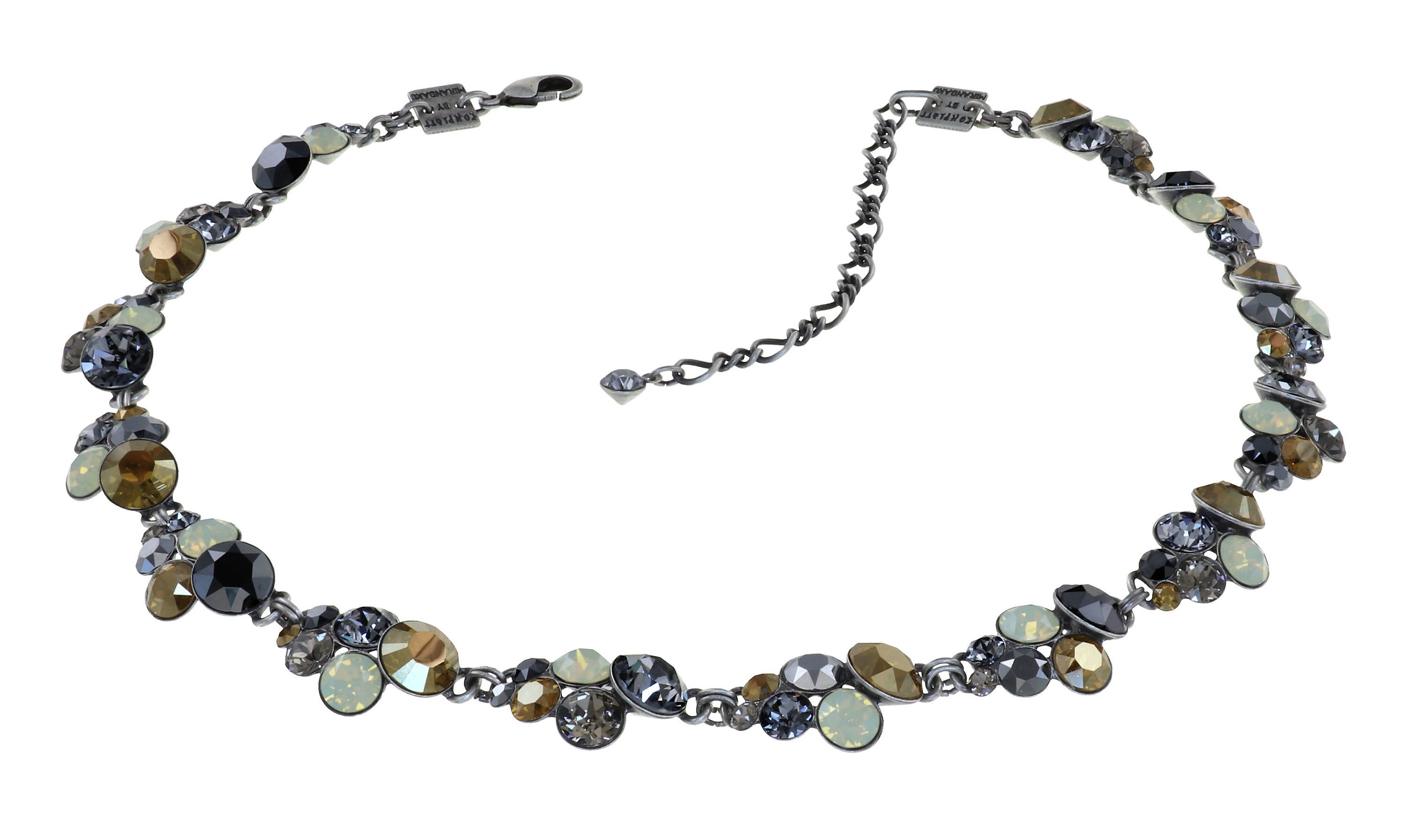 image pour Collier Petit Glamour Carbone Argenté Black 