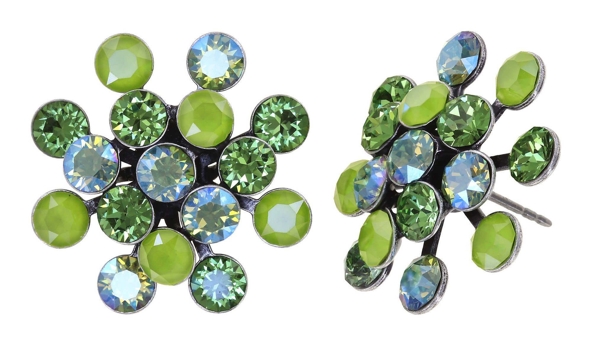 image pour Clou d'oreille Magic Fireball Sauterelle Green Classic Size (21mm Ø)