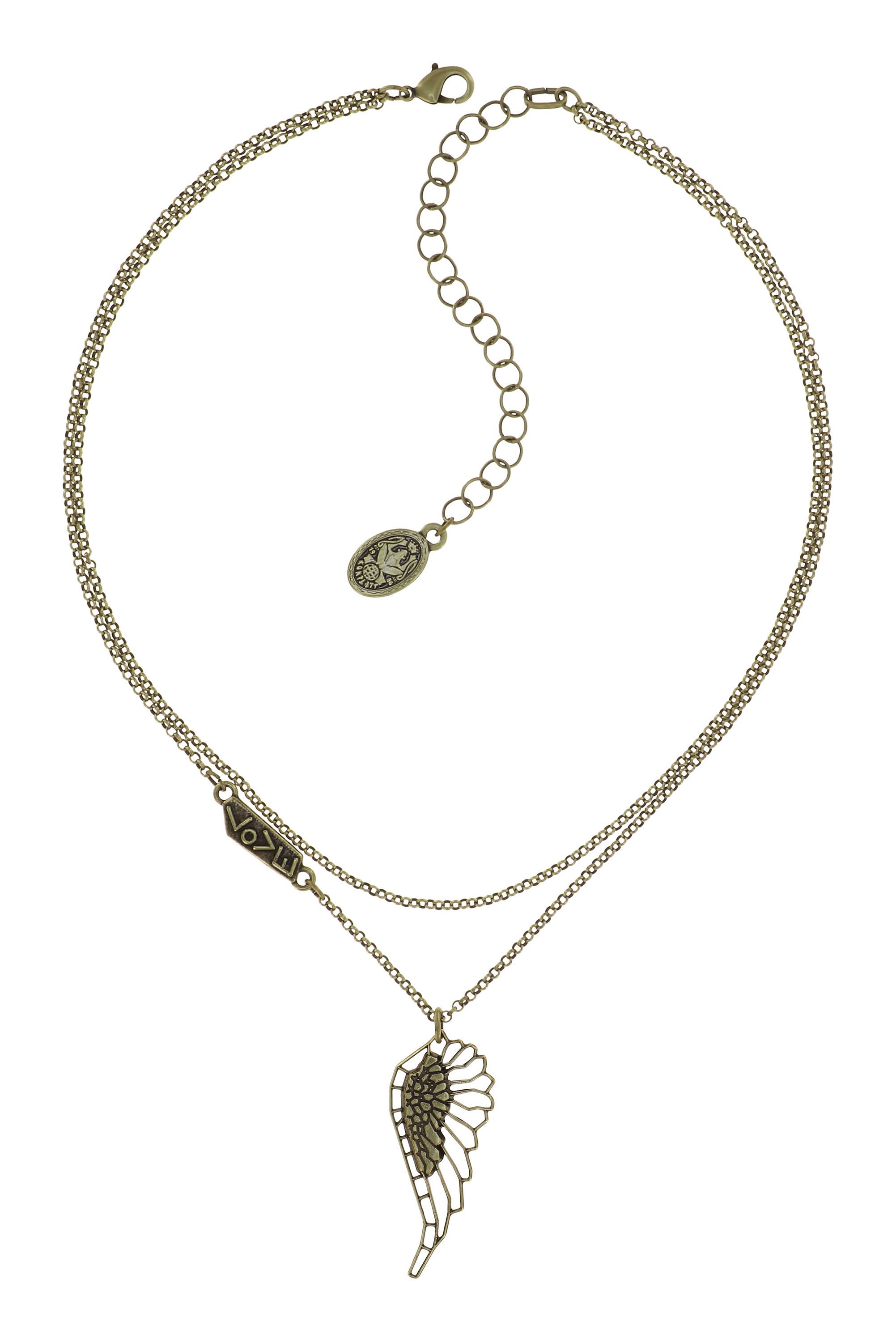 image for Necklace Speechless Angel White white 