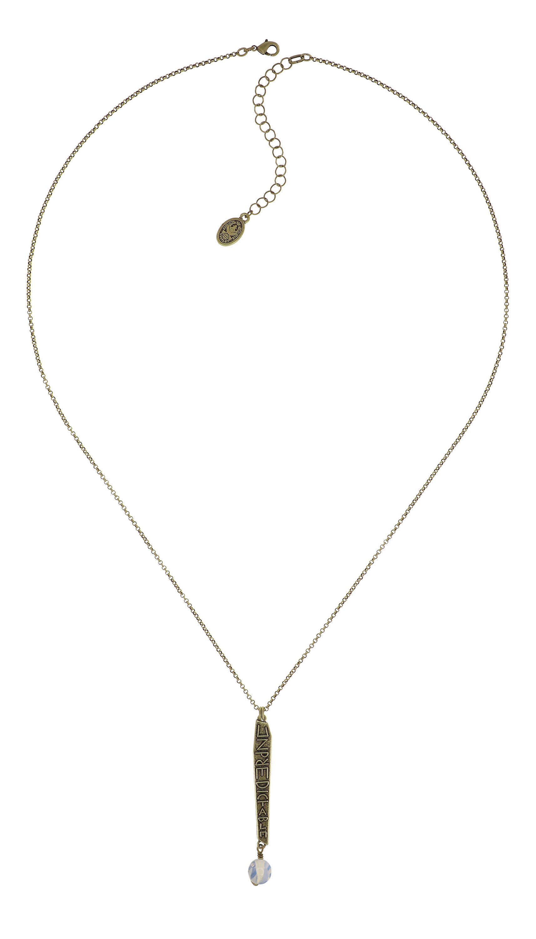 image for Necklace Pendant (Long) Speechless Angel White white 