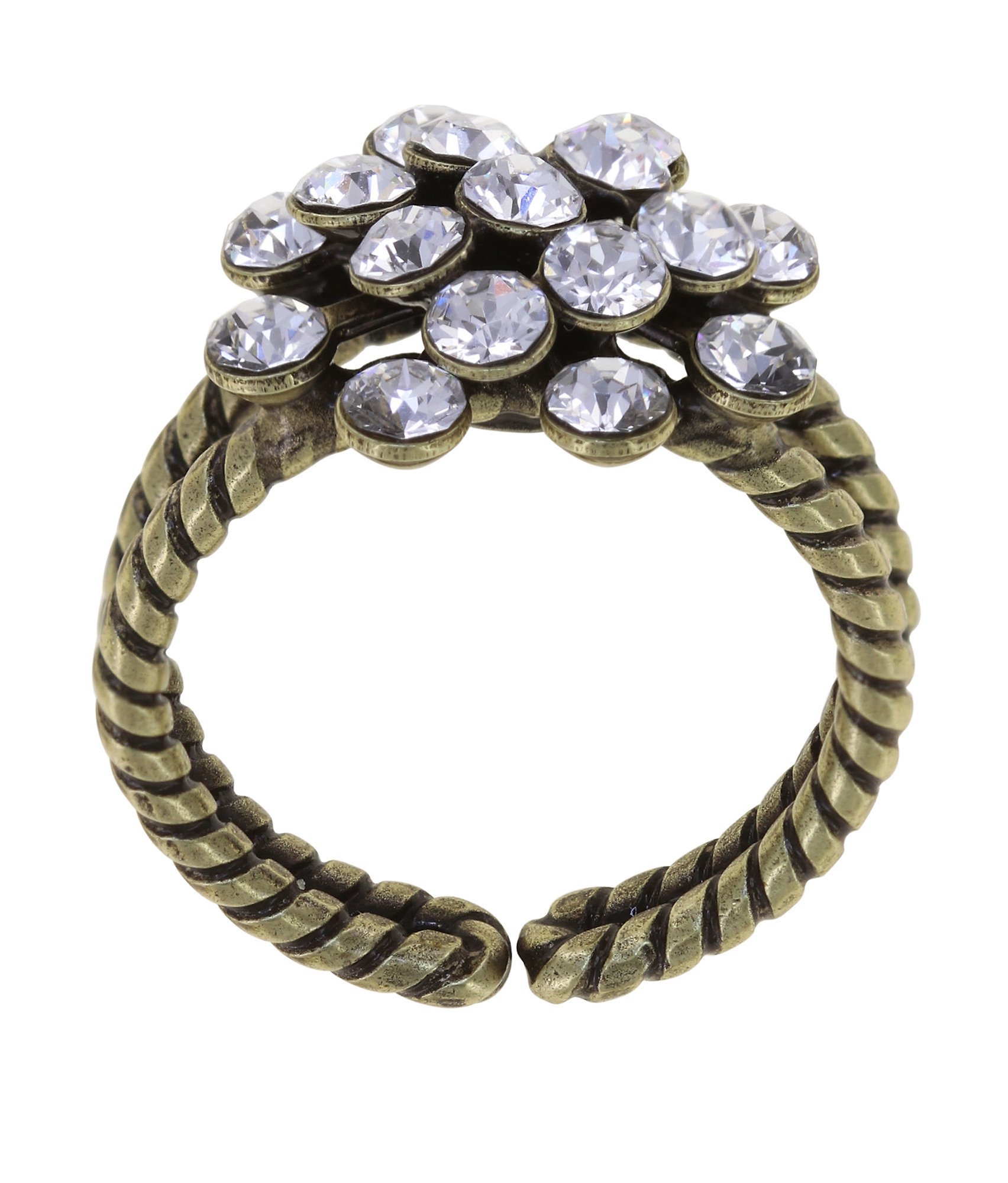 image for Ring Magic Fireball Crystal Clear white mini