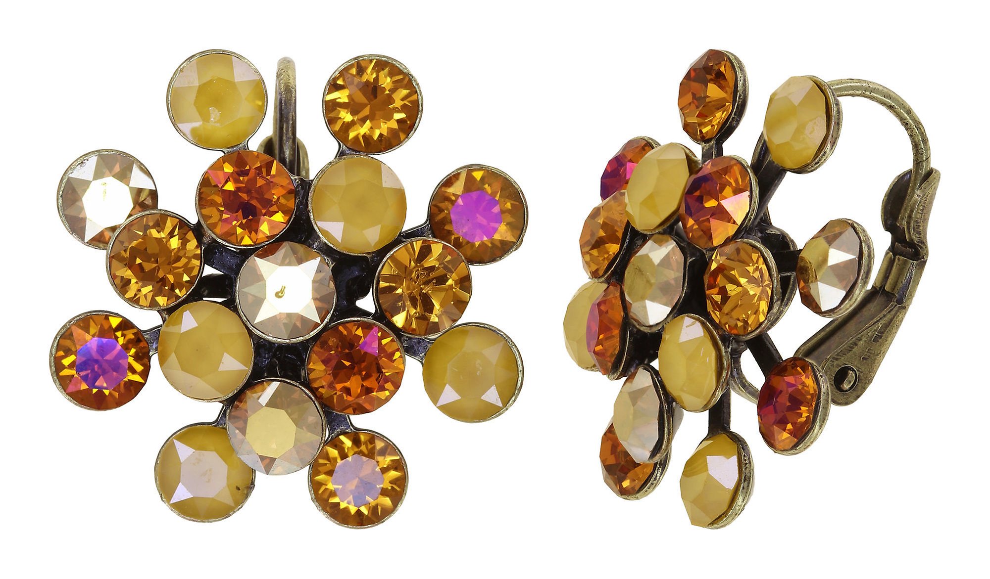 Bild für Ohrringe mit Brisur Magic Fireball Butterblume In Flammen Gelb Classic Size (21mm Ø)