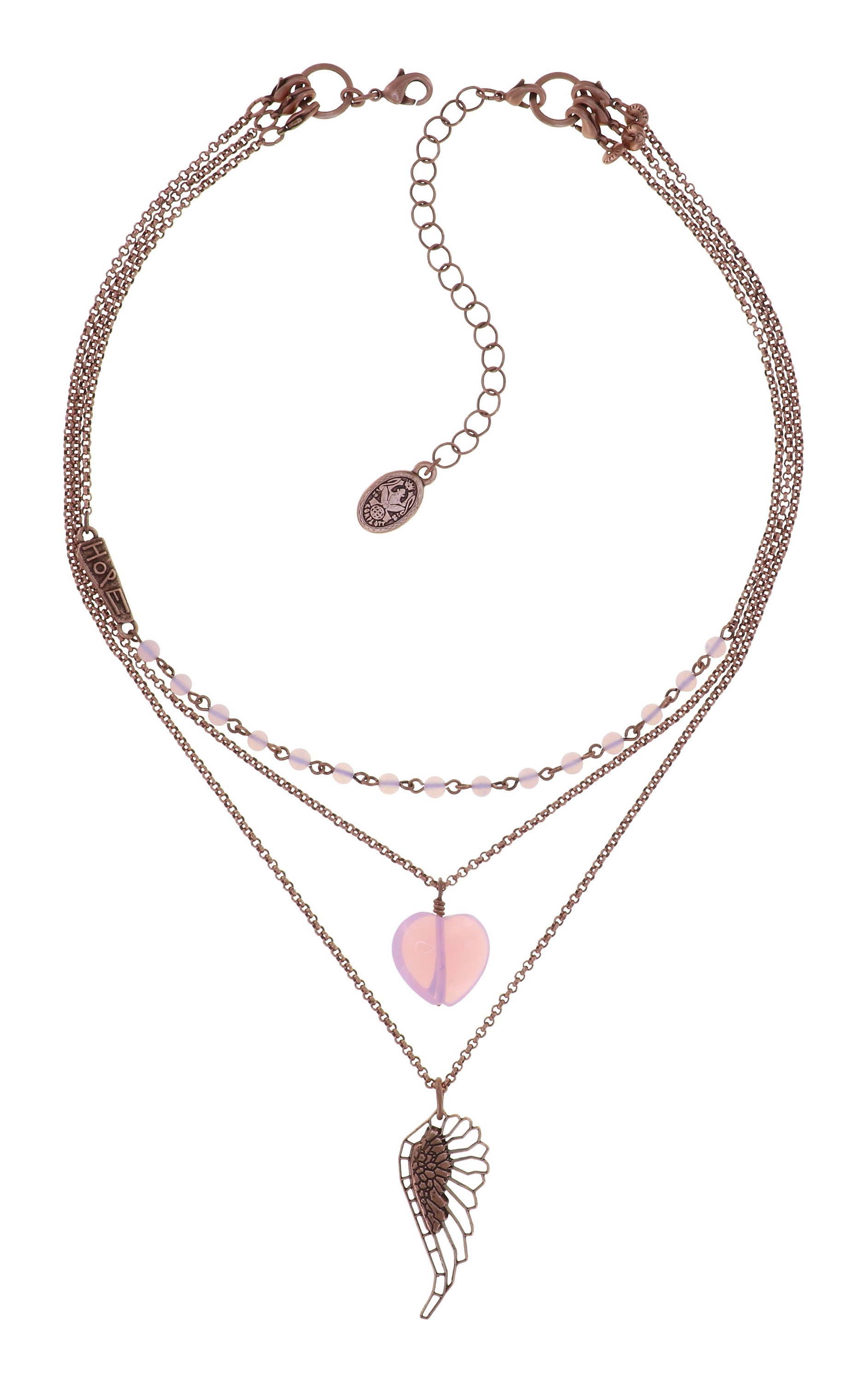 image pour Collier-Y Speechless Opale Eau De Rose Pink 