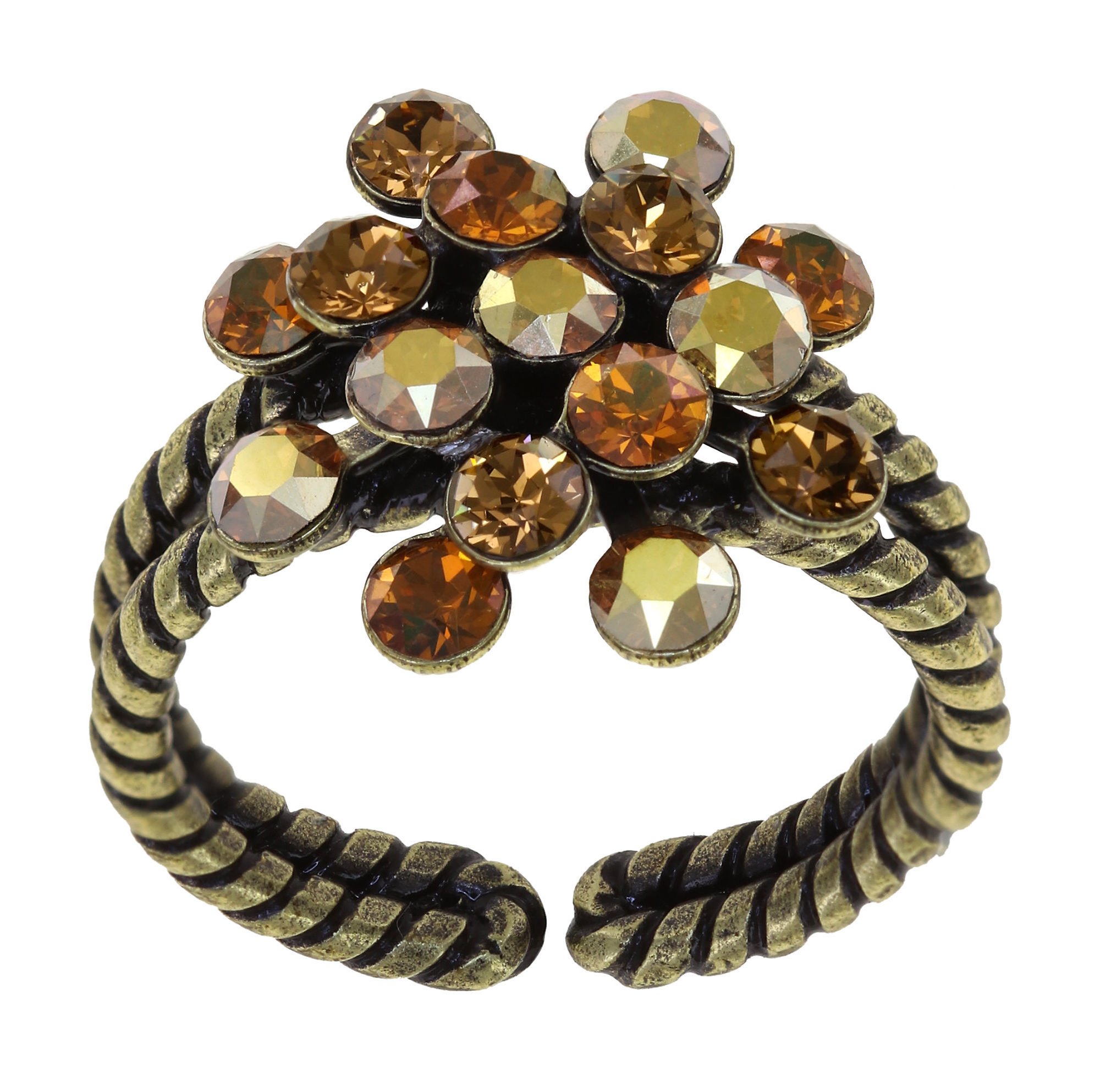 Bild für Ring Magic Fireball Cognacfieber Braun mini