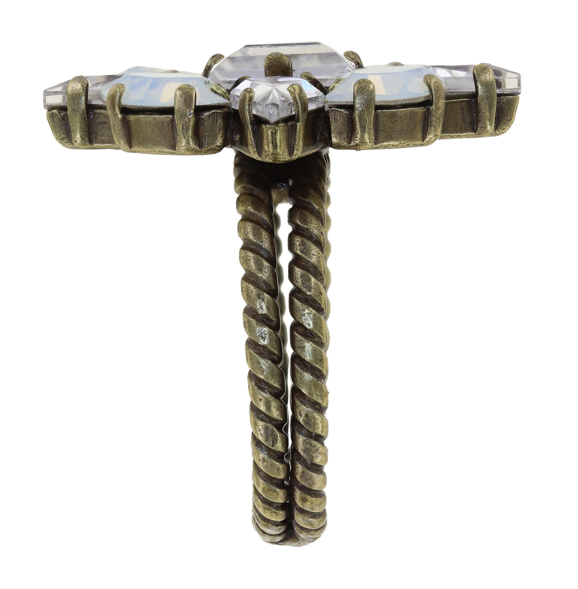 image pour Anneau Speechless Blanc Ange white 