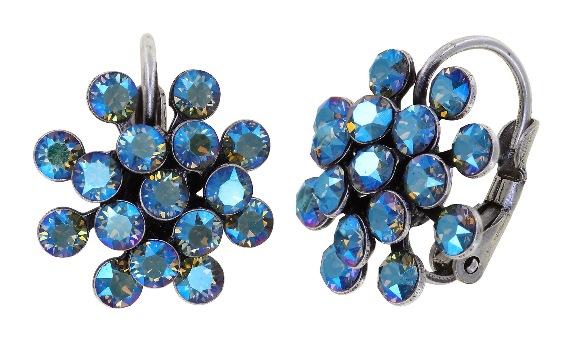 image pour Boucles d'oreilles Eurowire Magic Fireball Gris Brillant Blue mini