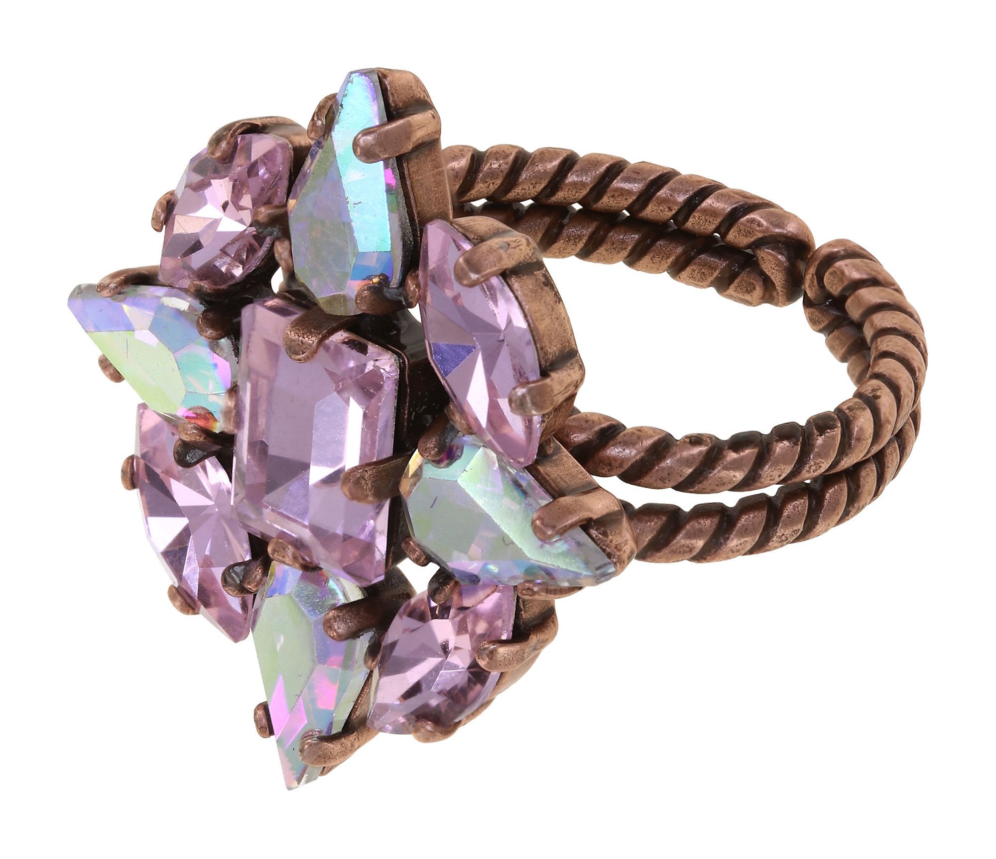 image for Ring Speechless Rosewater Opal Pink 