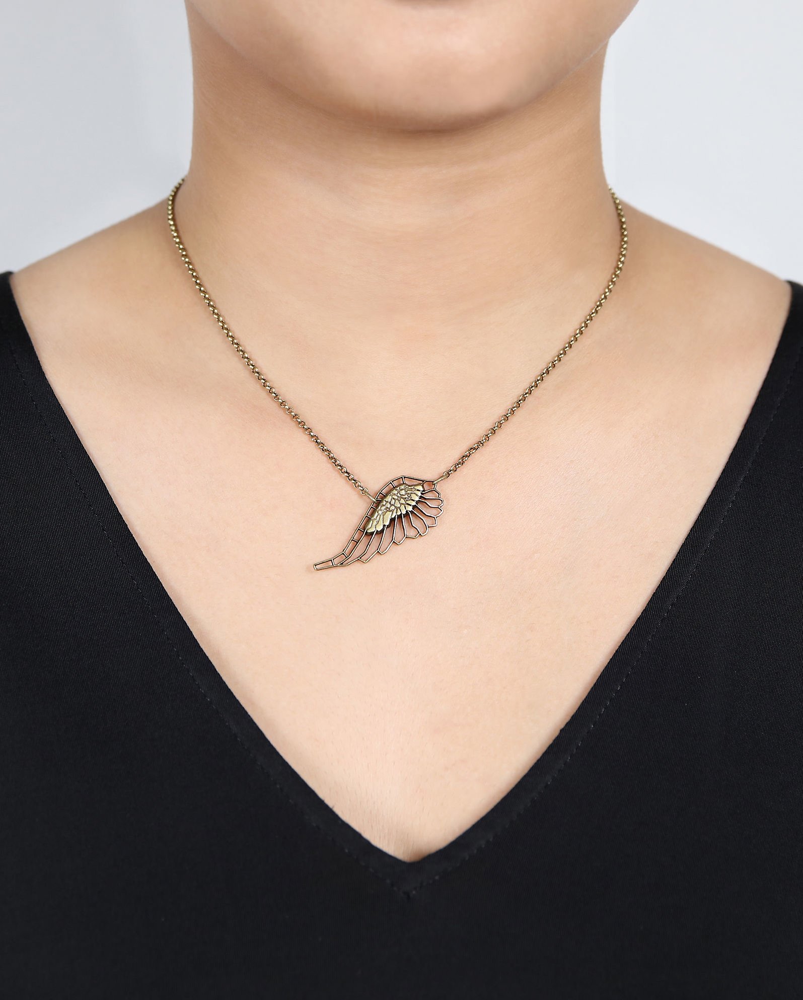 image for Necklace-Y Speechless Angel White white 