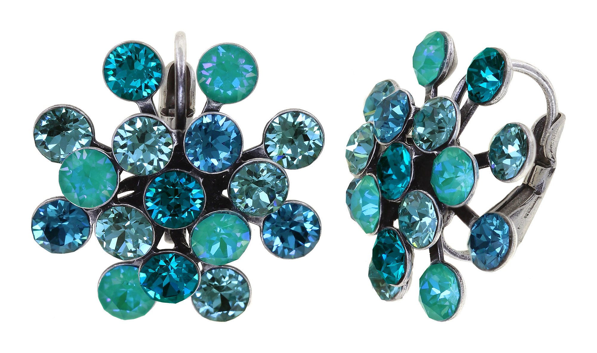 image for Earring eurowire Magic Fireball Minty Fresh blue/green Classic Size (21mm Ø)