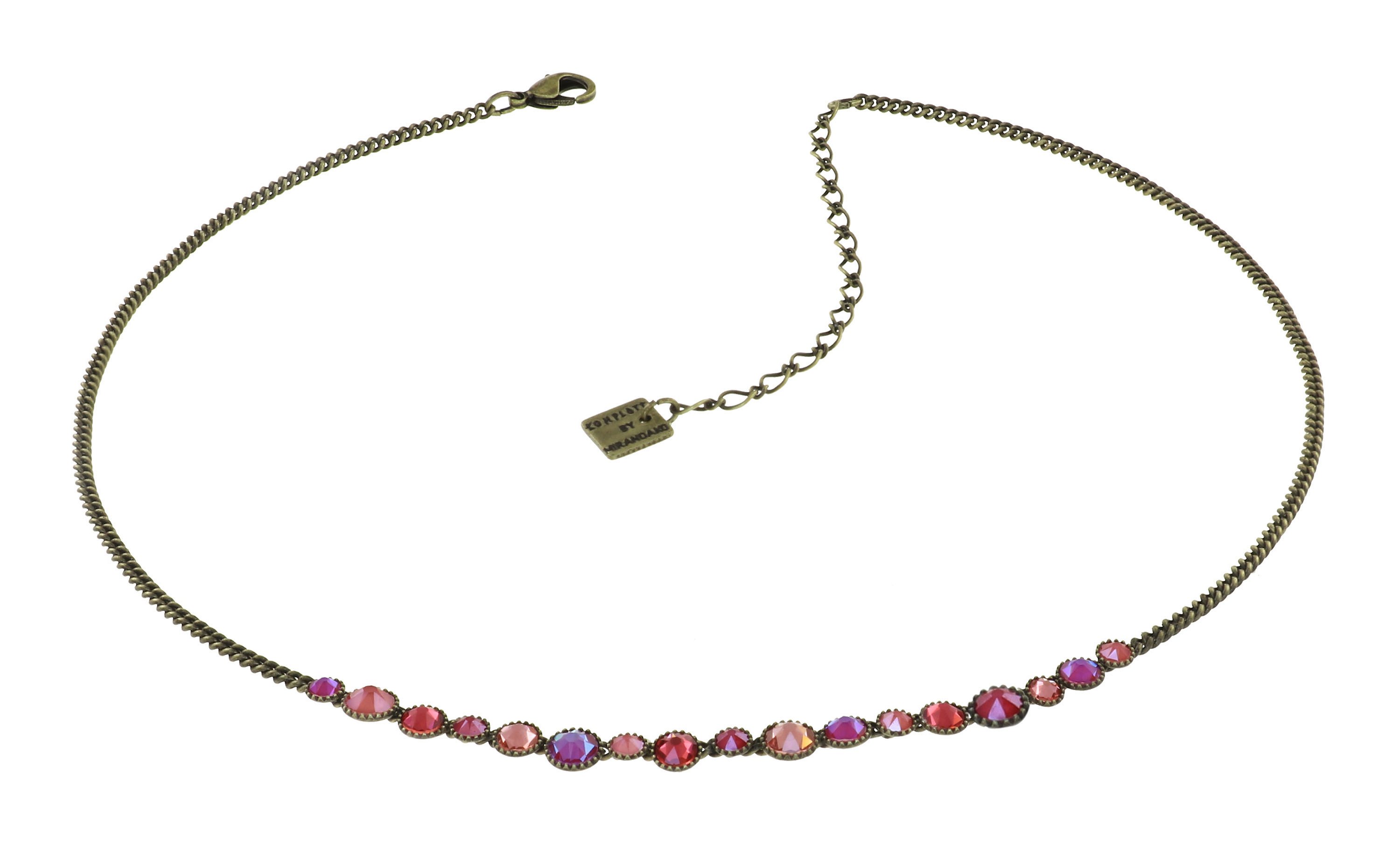 image for Necklace Water Cascade Strawberry Sorbet coralline 