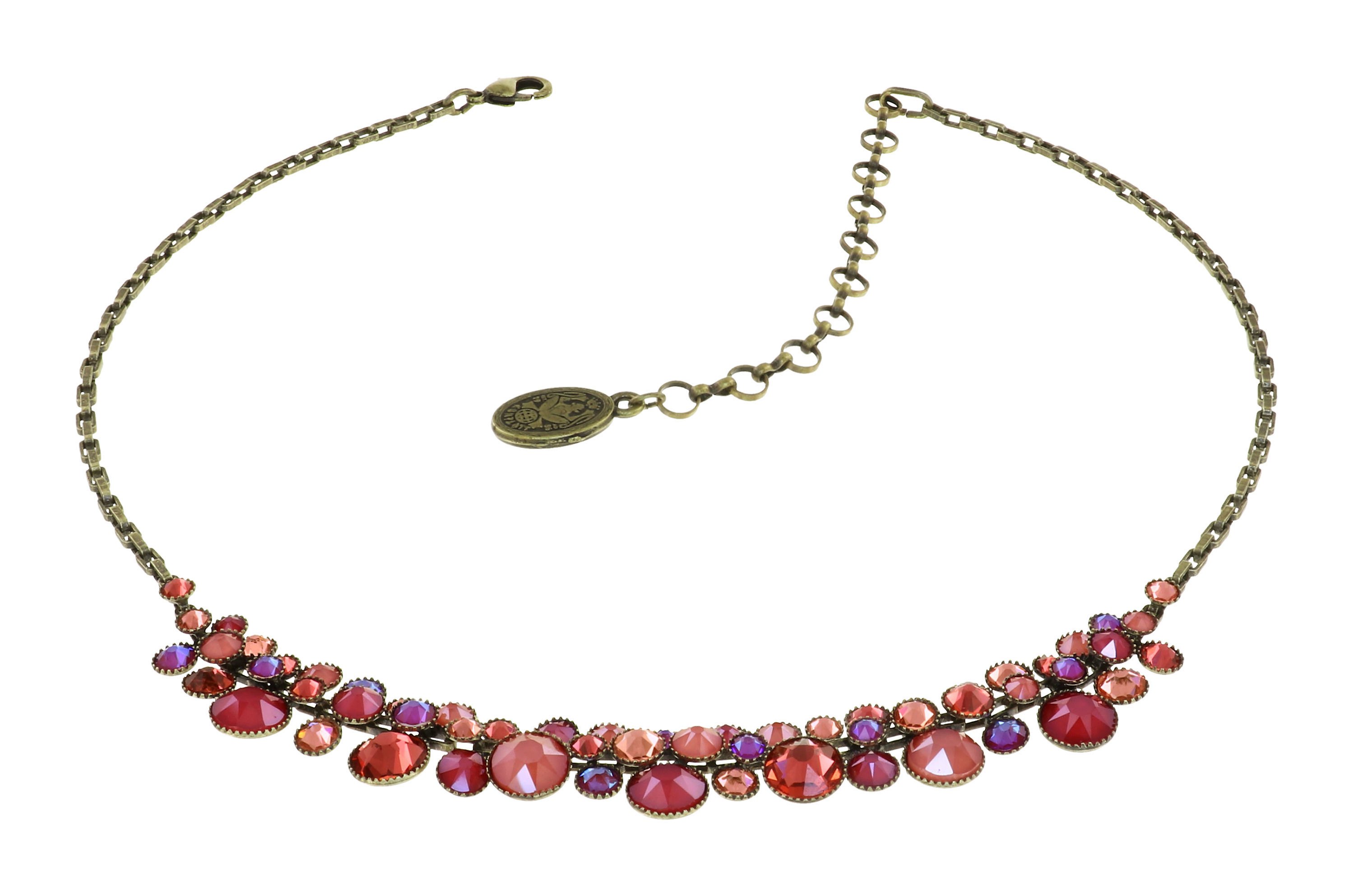 image for Necklace Water Cascade Strawberry Sorbet coralline 