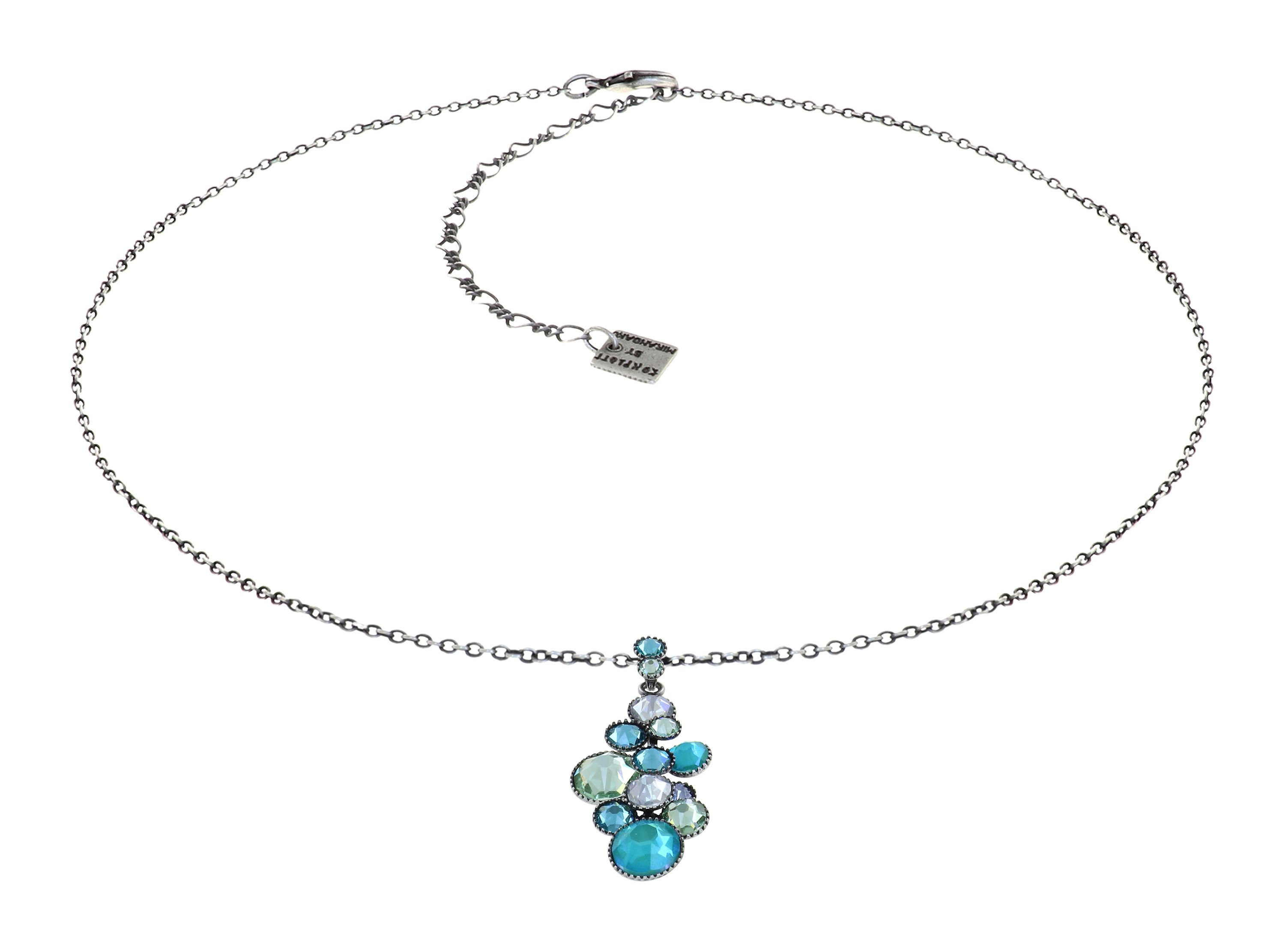 image pour Collier pendant Water Cascade Menthe Fraîche blue/green 